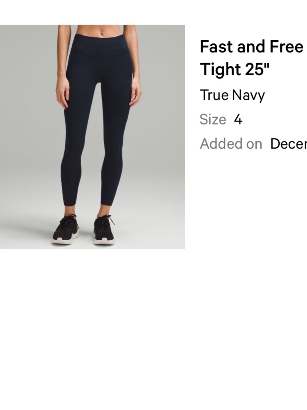 Lululemon High-Rise Performance Leggings. Set of 3